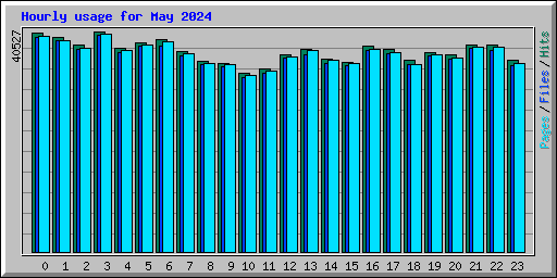 Hourly usage for May 2024